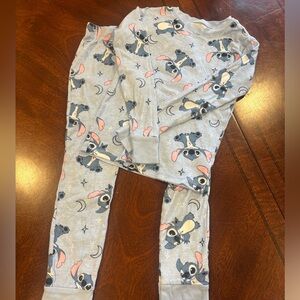 Blue Stitch Pajama Set